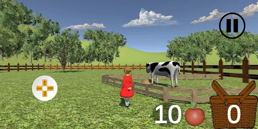 Meyve Toplama (3D) - Çocuklar 