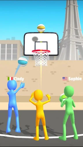 Five Hoops - Basketball Game screenshot 1