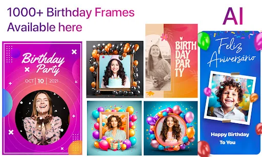 Happy Birthday Photo Frame screenshot 1