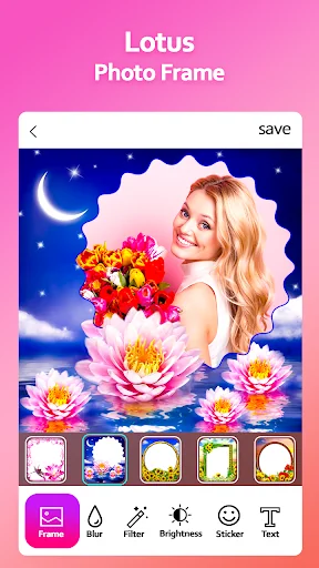 Lotus Photo Frame screenshot 1