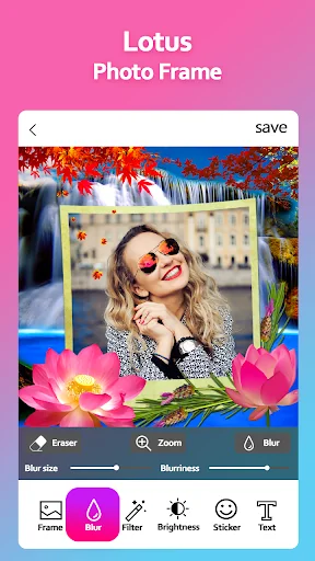 Lotus Photo Frame screenshot 2