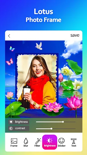Lotus Photo Frame screenshot 4
