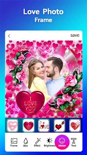 Love You Photo Frame screenshot 2