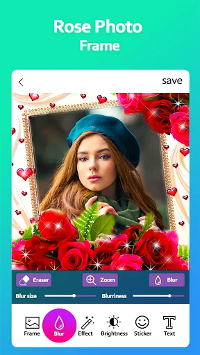 Rose Photo Frame screenshot 2