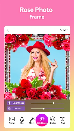 Rose Photo Frame screenshot 4