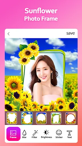 Sunflower Photo Frame