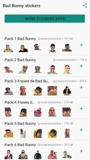 Stickers de Bad Bunny