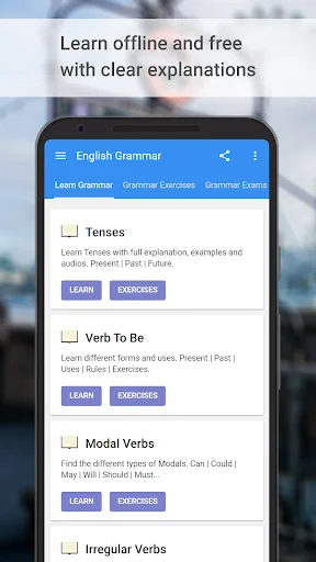 English Grammar and Phonetics screenshot 1