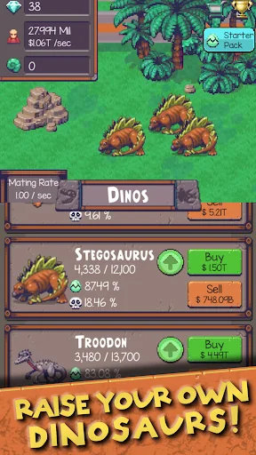 Idle Dino Zoo screenshot 3