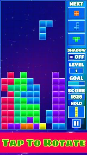 Tetra Block Blitz Puzzle screenshot 1