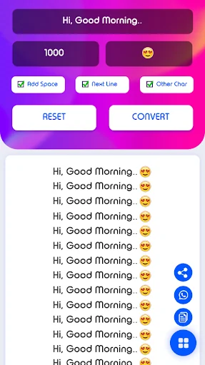 Text Repeater For Messages & E screenshot 2