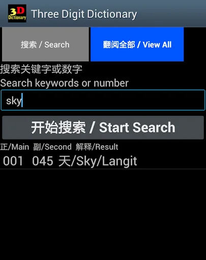 3D Dictionary 大伯公千字图/梦册 MKT