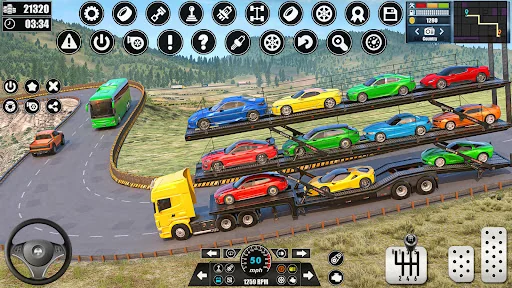 Car Transporter Truck Games 3D
