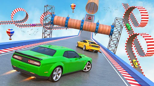 Crazy Car Stunts GT Ramp Games