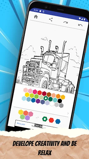 Truck Coloring Pages screenshot 4