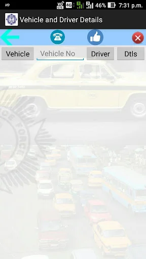 Details of Vehicle and Driver