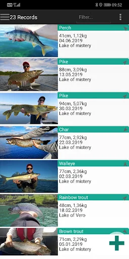 fish trace - fishing logbook screenshot 1