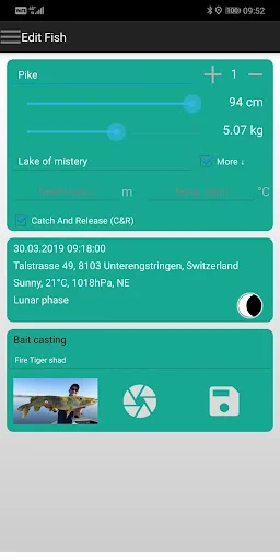 fish trace - fishing logbook screenshot 4