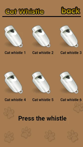 Cat Whistle, Trainer screenshot 2