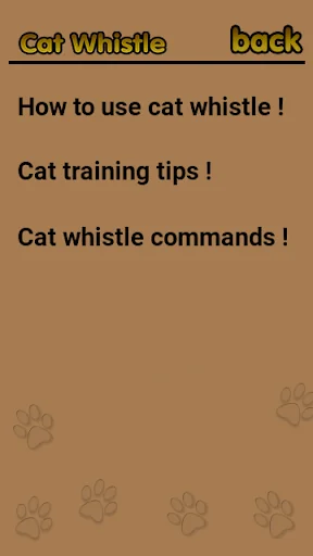 Cat Whistle, Trainer screenshot 3