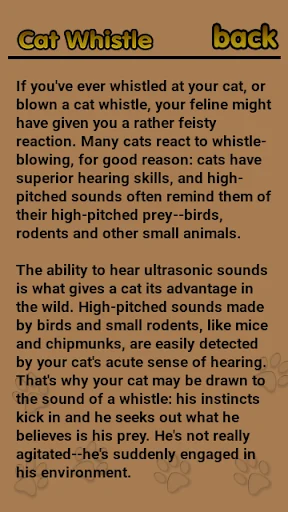 Cat Whistle, Trainer screenshot 4