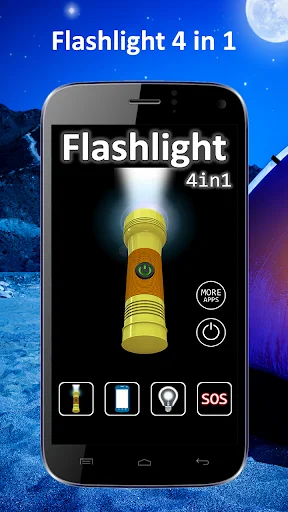 Flashlight - 4 in 1