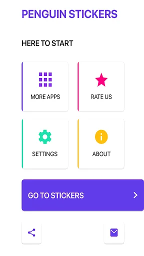Cute Penguin Stickers