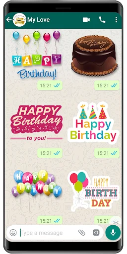 WASticker - Birthday stickers screenshot 2