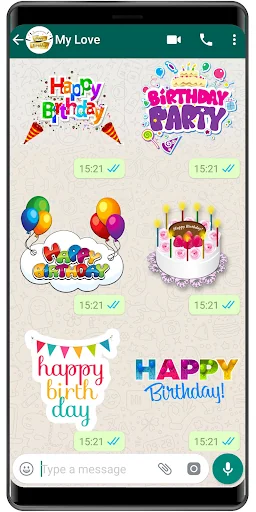 WASticker - Birthday stickers screenshot 3