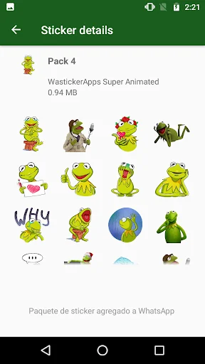 Kermit Memes WASticker screenshot 1