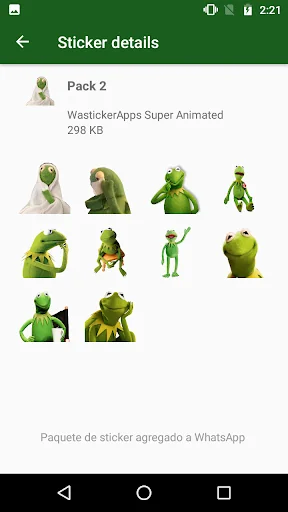 Kermit Memes WASticker screenshot 2