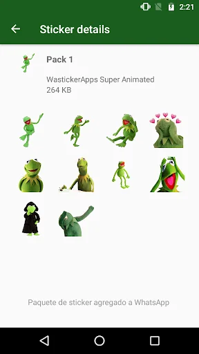 Kermit Memes WASticker screenshot 3