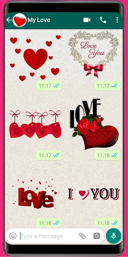 WASticker - Love Stickers screenshot 2