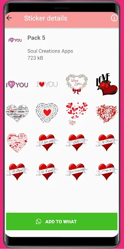 WASticker - Love Stickers screenshot 4