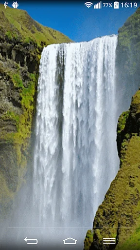 Waterfall Live Wallpaper With screenshot 1