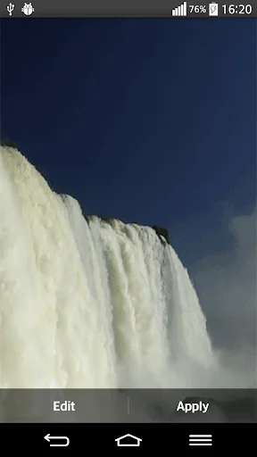 Waterfall Live Wallpaper With screenshot 2