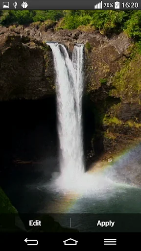 Waterfall Live Wallpaper With screenshot 3