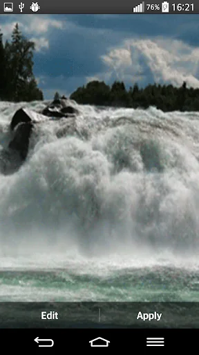 Waterfall Live Wallpaper With screenshot 4