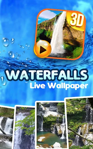 Waterfall Sound Live Wallpaper