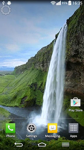 Waterfall Sound Live Wallpaper