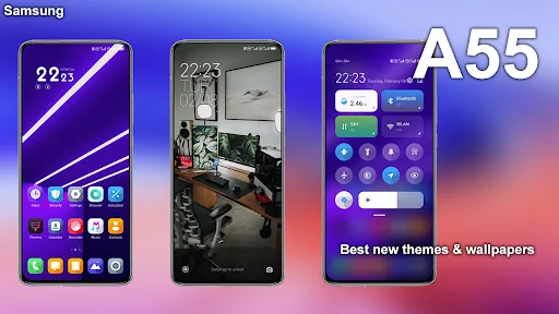Samsung A55 Theme & Wallpapers