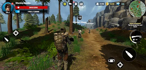 Horror Forest 3 open-world RPG screenshot 1