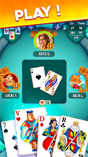 Belote & Coinche: le Défi screenshot 1
