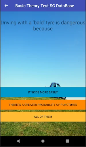 Basic Theory Test Singapore screenshot 1