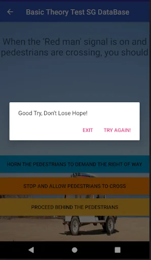 Basic Theory Test Singapore screenshot 2