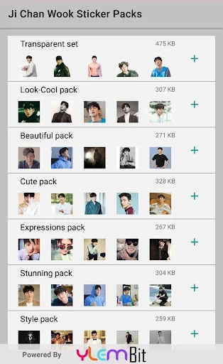 Ji Chang Wook Sticker Packs