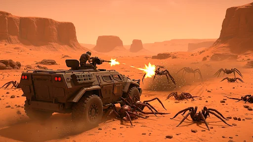 Monster Spider Hunter 3D Game screenshot 2