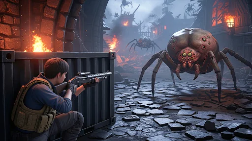 Monster Spider Hunter 3D Game screenshot 3