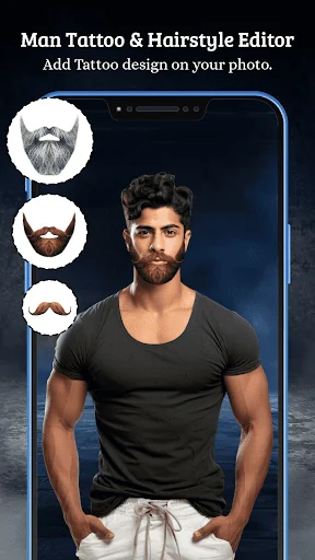 Man Tattoo & Hairstyle Editor