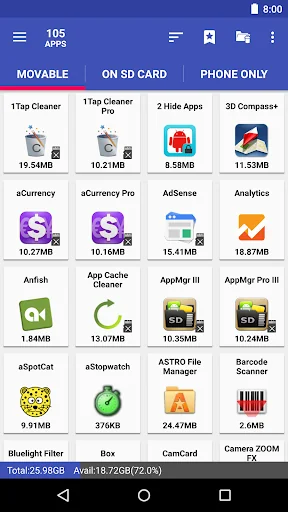 AppMgr III (App 2 SD)